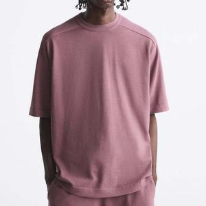 Camiseta Extra Grande para Hombre, Transpirable, 100% Algodón, Personalizable, Lisa, Hombros Caídos, Corte Holgado, Estilo Vintage, 300g - Product Image 2