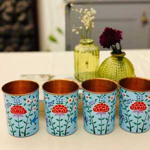 Gobelets en cuivre faits à la main Tasses à sublimation Verres personnalisés pour les événements Cadeaux Décoration de la maison - Product Image 2