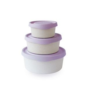 Set di 3 Ecotuppers rotondi bicolore - Product Image 1