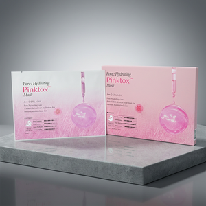 แผ่นมาส์กหน้า DERLADIE Vegan Niacinamide Pore Hydrating Pinktox บำรุงผิวหน้าอย่างล้ำลึก ช่วยปลอบประโลมผิว ควบคุมความมัน สูตรเกาหลี 5 ชิ้น - Product Image 1