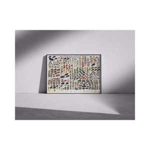 Póster de escarabajo nativo para decoración de pared, tamaño DIN A1 alemán - Product Image 1