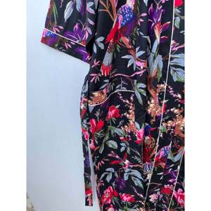 Robe-kimono en coton imprimé indien faite à la main, style enveloppant, légère, pour l'été, pour les familles, respirante, tissée, taille XL - Product Image 3
