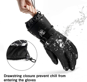 Alta calidad tarifa barata invierno nieve esquí guantes cálidos hombres a prueba de viento impermeable para guantes de esquí mejores guantes de esquí cómodos - Product Image 5