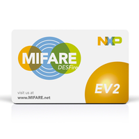 Tarjeta de Control de Acceso RFID Térmica EV2 4K, Tarjeta Inteligente de PVC Segura