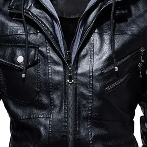 Chaqueta impermeable a prueba de viento de cuero genuino Premium para hombre al mejor precio Teñido liso para invierno en todos los tamaños Venta en línea disponible - Product Image 5