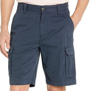 Men's Fitness & Casual Twill Denim Cotton Cargo <b>Shorts</b> XL <b>Zip</b> Fly Pants With Drawstring Hem and Multi <b>Pocket</b> Streetwear Style - Product Image 1