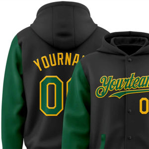 High Quality Sportswear Embroidery Patch Hoodies Custom Team Name <b>Polyester</b> <b>Hoodie</b> Breathable Fabric Men's Sporty <b>Hoodie</b> Black - Product Image 2