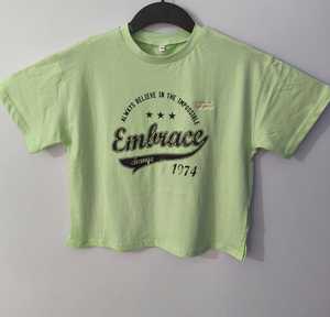 Calidad de exportación superventas gran aspecto 100% algodón solo Jersey impreso Unisex transpirable niños camiseta Bangladesh fábrica - Product Image 2