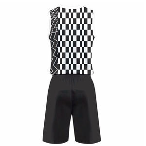 Elegantes uniformes de baloncesto estampados unisex de la mejor calidad transpirables fabricados en Pakistán con uniformes de baloncesto de servicio OEM - Product Image 4