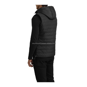 เสื้อกั๊กกันลมผู้ชายสไตล์ลำลองแบบสองด้าน แจ็คเก็ตแขนกุดสำหรับฤดูหนาว ระบายอากาศได้ดี มีซิป รับผลิตตามสั่ง ขายส่ง - Product Image 5