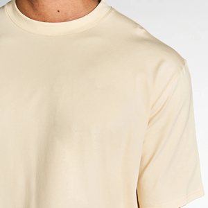Camiseta de manga corta de algodón 100% de alta calidad para hombre, patrón sólido, tela de punto transpirable hecha en Pakistán - Product Image 6
