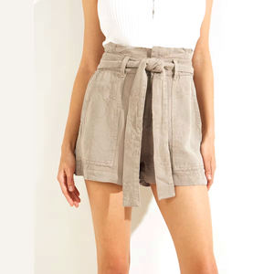 Shorts Deportivos de Cintura Alta para Mujer, Transpirables, de Secado Rápido, en Poliéster/Algodón, Último Diseño - Product Image 1