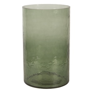 Support de lumière T en verre vert glorieux pour la décoration de mariages et de fêtes à des prix abordables avec des tailles de 15x25 cm - Product Image 1
