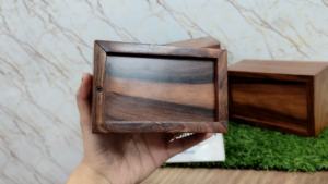 Amplia Selección de urnas de cremación de madera modernas antiguas para cenizas humanas y mascotas adultas, funerales de cenizas conmemorativas - Product Image 2