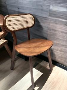 Silla de comedor de madera maciza de ratán de caña de color natural, perfecta para uso doméstico y en restaurantes de Vietnam - Product Image 5
