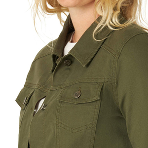 Vêtements décontractés pour femmes Veste en jean d'automne Nouveau style de vestes en jean boutonnées coupe ajustée pour femmes - Product Image 4