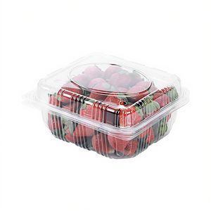 Envases de Plástico PET Transparente para Fresas, Tomates, Verduras y Frutas, Cajas de Plástico Desechables Tipo Concha para Fresas - Product Image 6