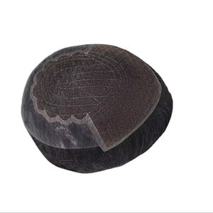 Perruque Lace Front en Cheveux Humains Remy de Qualité Supérieure, Patchs de Toupet, Styles Ondulés Profonds Chinois et Bangladesh, Doux et Imperméables - Product Image 1