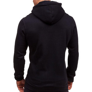 Venta al por mayor de ajuste regular Hombres Zip up Hoodie 100% Algodón Cremallera completa Logotipo personalizado Grueso Drop Shoulder Otoño Hoodie - Product Image 4