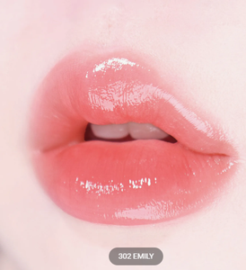 Baume à lèvres brillant Dinto Bronte Melting Glow 302 Emily, brillant à lèvres teinté, rouge à lèvres hydratant, soin des lèvres hydratant, couleur transparente - Product Image 2