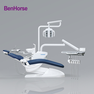 Sillón <span class=keywords><strong>Dental</strong></span> Eléctrico Azul Meeteeth S620, Superventas, Moderno, con Cojín de Cuero Completo, Certificado CE, Componentes de Plástico, Eléctrico - Product Image 1