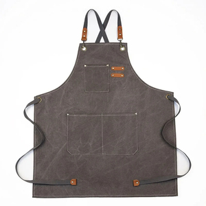 Delantal Clásico y Moderno Reutilizable de Lona con Cintura Ajustable, Delantal de Cocina con Bolsillos, Resistente al Agua, para Uso Diario 2026 - Product Image 1