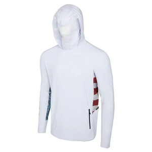 Meilleur design de qualité supérieure Sweats à capuche de pêche à manches longues Tendance avec propre logo Plus Size disponible à la vente - Product Image 2