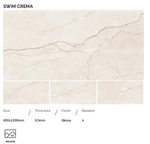 Brown Bathroom Tile 600x1200mm Big Size Glossy Interior Glazed <b>Floor</b> and Wall Porcelain Tile - Product Image 6