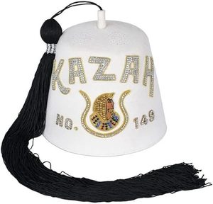 Miracle O.E.S. No. Gorro de Graduación de Algodón Personalizado con Borla Dorada y Bordado de 1 Capítulo - Product Image 6