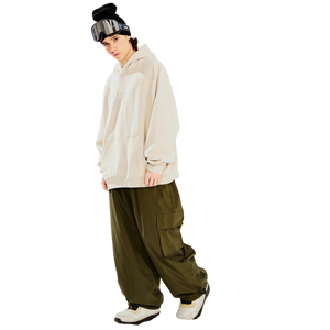 เสื้อฮู้ดสกีสำหรับผู้ชาย ผ้าโพลีเอสเตอร์/คอตตอน ระบายอากาศได้ดี พิมพ์ลาย ทอแบบพิเศษ เป็นมิตรกับสิ่งแวดล้อม กันลม เหมาะสำหรับฤดูใบไม้ร่วง สำหรับเล่นกีฬาหิมะ ทรงปกติ - Product Image 6