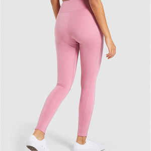 Trendy Leggings Bulk Orders Supplier Custom Logo Yoga Pants Compression <b>Tights</b> High Waist High-Quality Fabric - Product Image 6