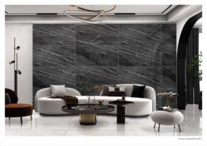 Azulejos de Porcelana BAHARA Gris, Diseño Italiano, Alto Brillo - Product Image 3