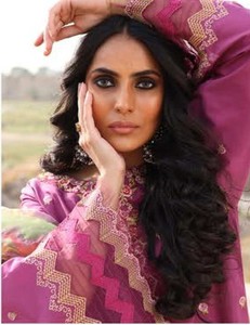 ชุดเดรสราตรีสไตล์ปากีสถาน,ชุดเดรสแขนยาว3ชิ้นสไตล์ Salwar Kameez - Product Image 3