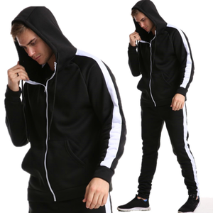 Ensemble de 2 tenues de sport pour hommes, sweat-shirts à manches longues, pantalons de survêtement, automne-hiver, écologiques, antibactériens - Product Image 3