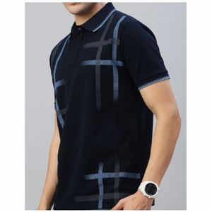 เสื้อโปโลลำลองสำหรับผู้ชายเสื้อกอล์ฟพิมพ์ลายแบบกำหนดเองได้เสื้อยืดถักเนื้อแข็งระบายอากาศแห้งเร็วขนาดพิเศษรับประกันคุณภาพ - Product Image 3