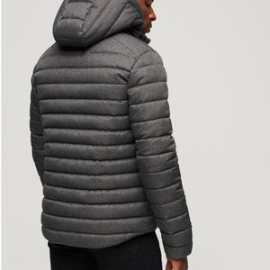 Abrigo de invierno brillante de moda promocional de la mejor calidad para hombre, chaqueta acolchada personalizada - Product Image 3