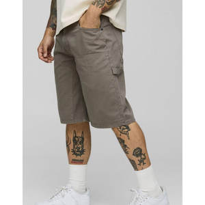 Best Quality 2025 Men's Casual Outdoor <b>Cargo</b> <b>Shorts</b> <b>Lightweight</b> Breathable 100% Cotton Solid Pattern Nonwoven Weaving Plain Dyed - Product Image 4