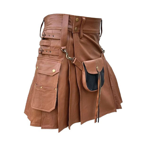 Kilt de Cuero de Primera Calidad - MARCA KAPLAN Logotipo/Color/Talla Personalizados Servicio OEM 10 Piezas MOQ Precio al por Mayor Último Modelo - Product Image 4