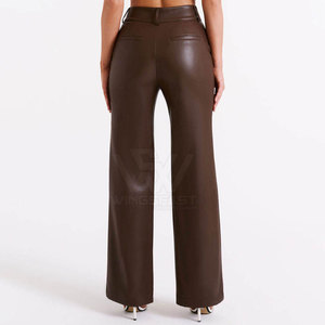 Venta caliente Nueva llegada Pantalones de cuero de las mujeres Pantalones de cuero de color personalizado de alta calidad Hecho en Pakistán - Product Image 2