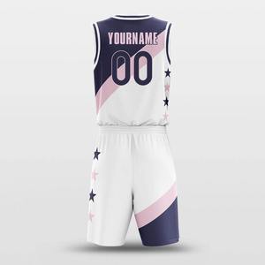 Tenue de basketball sur mesure, vêtements d'équipe, vêtements de sport personnalisés par sublimation, vente en gros, respirant, séchage rapide, vêtements de basketball - Product Image 3