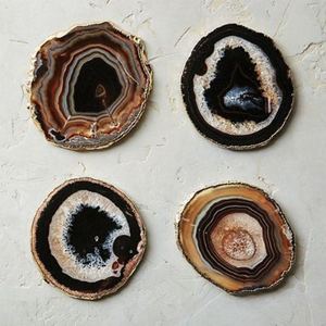 Dessous de verre artistiques en résine qui servent d'art mural pour une solution de décoration polyvalente ensemble de 4 avec des matériaux et une qualité extra premium - Product Image 5