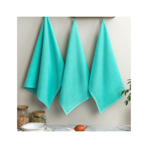 Serviette de cuisine en microfibre premium brodée 40x70cm 300GSM, absorption rapide, adaptée aux chaînes de supermarchés et aux besoins de gros - Product Image 1