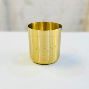 ภาชนะบรรจุเทียนดีไซน์ทองแดงที่เป็นเอกลักษณ์สำหรับขี้ผึ้งเทียนหอม - Product Image 6