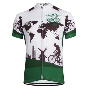 Maillot de cyclisme Pro Team en matériau léger et durable Maillot de vélo de route à compression sans couture avec impression par sublimation pour adultes - Product Image 1