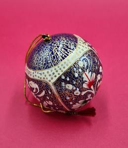 Best Seller Eco-Friendly <b>Wooden</b> Christmas Decorative Hanging Heart Antique Pink Glossy Finish Modern Style <b>Ball</b> Tree Ornament - Product Image 5