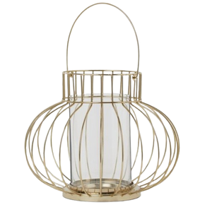 Linternas colgantes de Metal con acabado dorado, diseño recién llegado, linterna de Metal de Mesa para el hogar para hoteles, restaurantes y lámpara para el hogar - Product Image 1