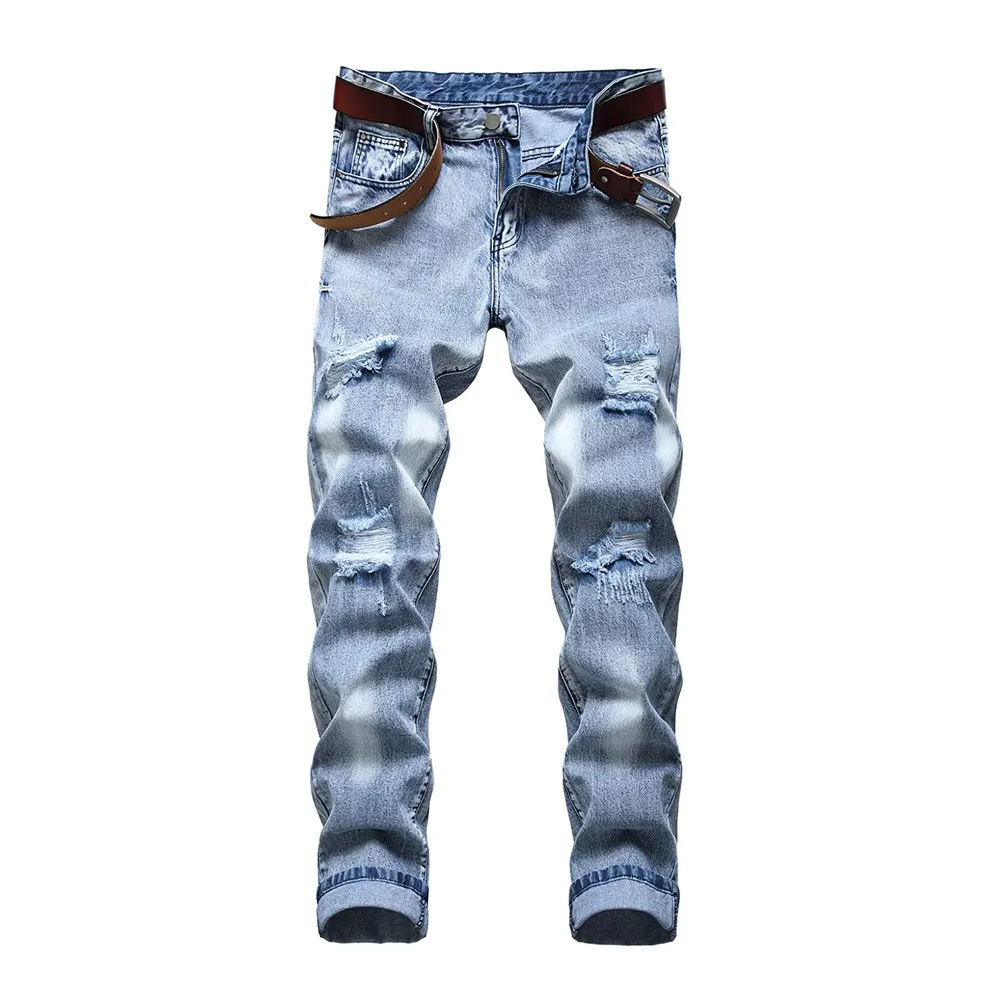 2022 Nieuwe Stijl Mannen Straight Denim Broek Jeans Mannen Slim Fit Jeans Met Zijzakken Jeans Broek Voor Mannen