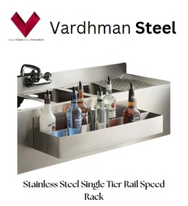 Stainless Steel <b>Wall</b> <b>Rail</b> At Reliable Price, Single-Tier Metal <b>Rail</b>, SS Shelf <b>Rail</b>, One-Tier Speed <b>Rail</b>, Steel Hanging <b>Rail</b> - Product Image 5