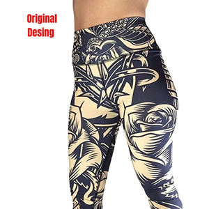 Mallas deportivas de estilo camuflaje para mujer, pantalones de Yoga sin costuras para Yoga, ropa de Fitness, pantalones de gimnasio - Product Image 6