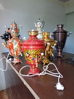 Théière électrique samovar en acier inoxydable